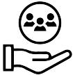 Increased Serviceability (black icon)