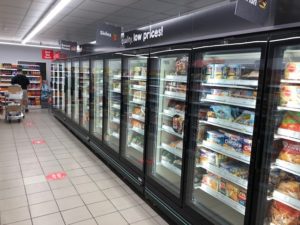 3 door commercial refrigerator